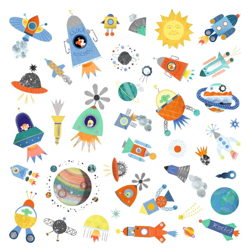 Stickerset Ruimte Interstellar Stickerset Ruimte Interstellar