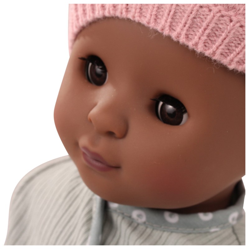 Maxy-Muffin, "Avocado", Afro, zonder haar, slaapogen, 42 cm