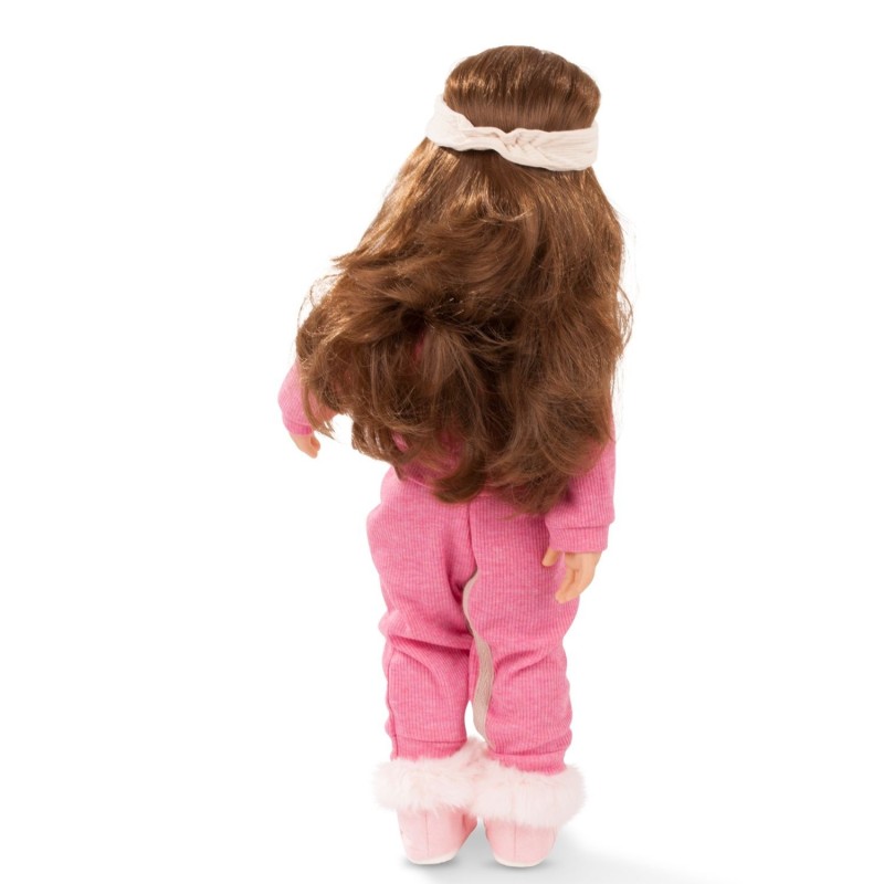 "Hannah Staycation", bruin haar, steengrijze ogen, 50 cm (Inhoud: 12-delig)