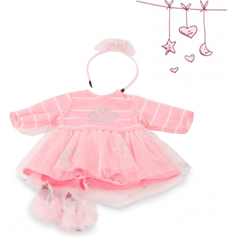 Boutique, combi "Little Princess", babypoppen 30-33 cm (Inhoud: 4-delig)
