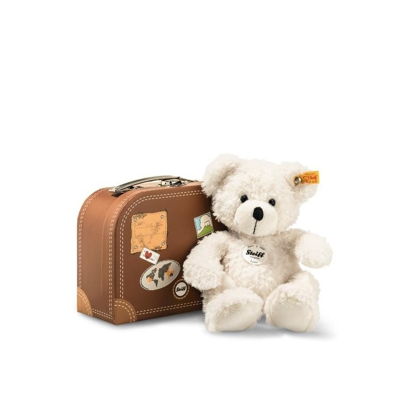 Knuffel Lotte Teddybeer in Koffer 28cm