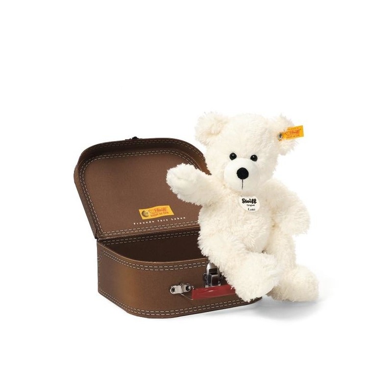 Knuffel Lotte Teddybeer in Koffer 28cm