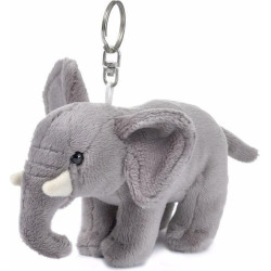 Knuffel Sleutelhanger Olifant 10cm