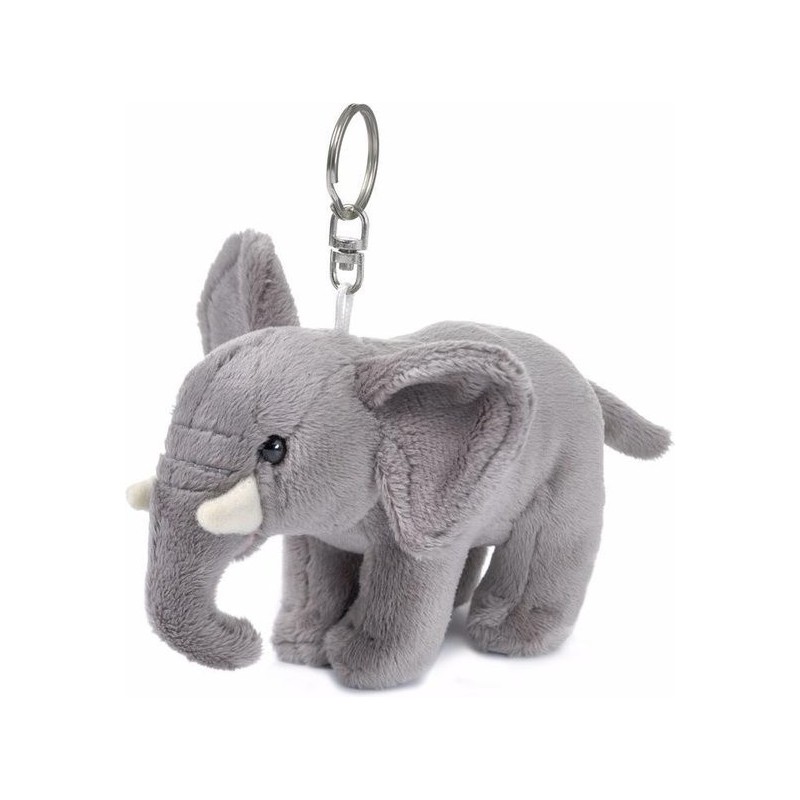 Knuffel Sleutelhanger Olifant 10cm Knuffel Sleutelhanger Olifant 10cm