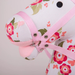 Stokpaard Stokroller Bloemen Stokpaard Stokroller Bloemen
