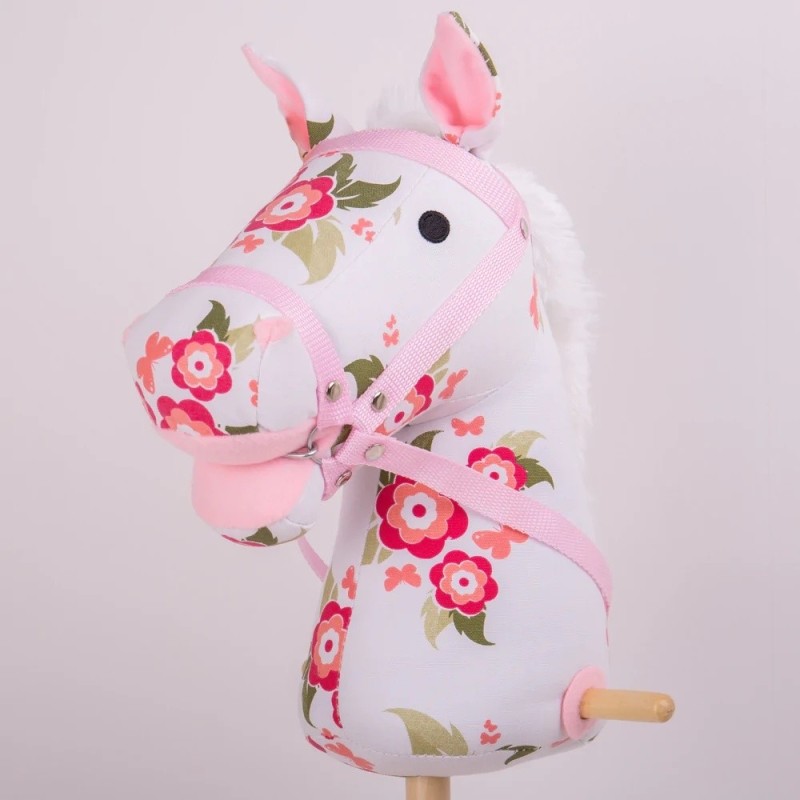 Stokpaard Stokroller Bloemen Stokpaard Stokroller Bloemen