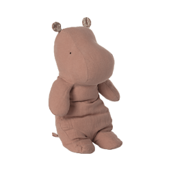Knuffel Safari Friends Nijlpaard Oud Roze 34cm