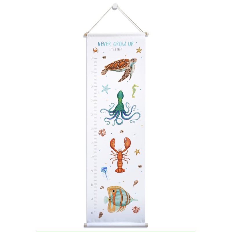 Groeimeter Zeedieren Blauw Groeimeter Zeedieren Blauw