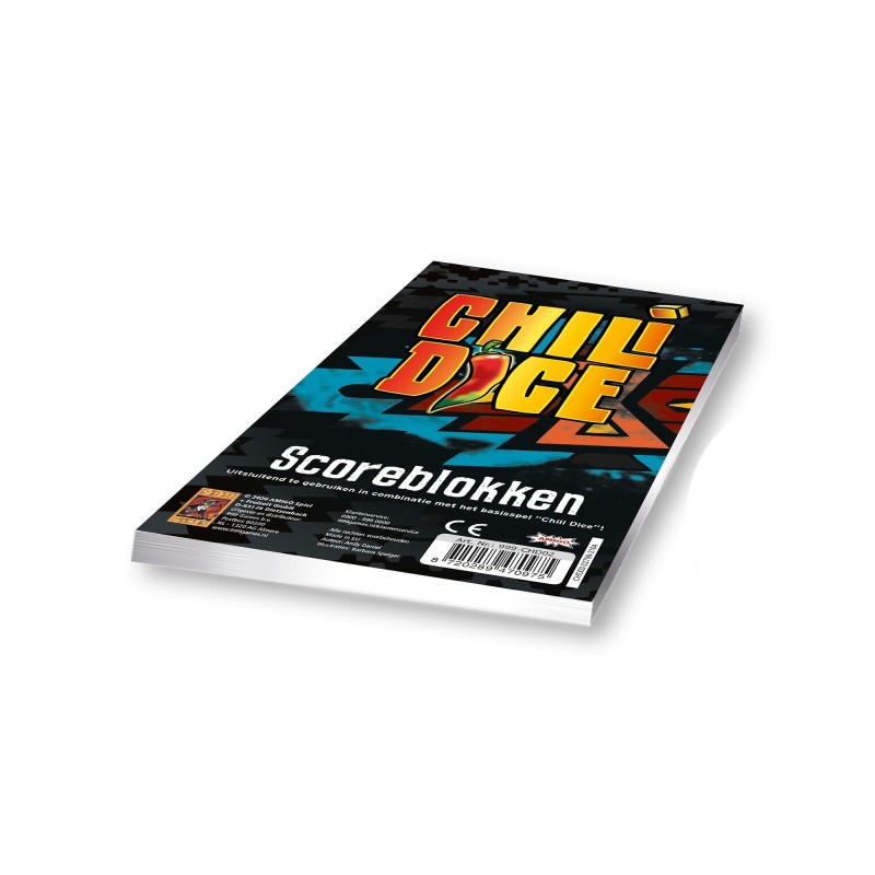 Scoreblokken Chili Dice 3 Stuks