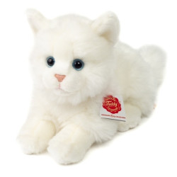 Knuffel Kat Britse Korthaar Wit 20cm Knuffel Kat Britse Korthaar Wit 20cm