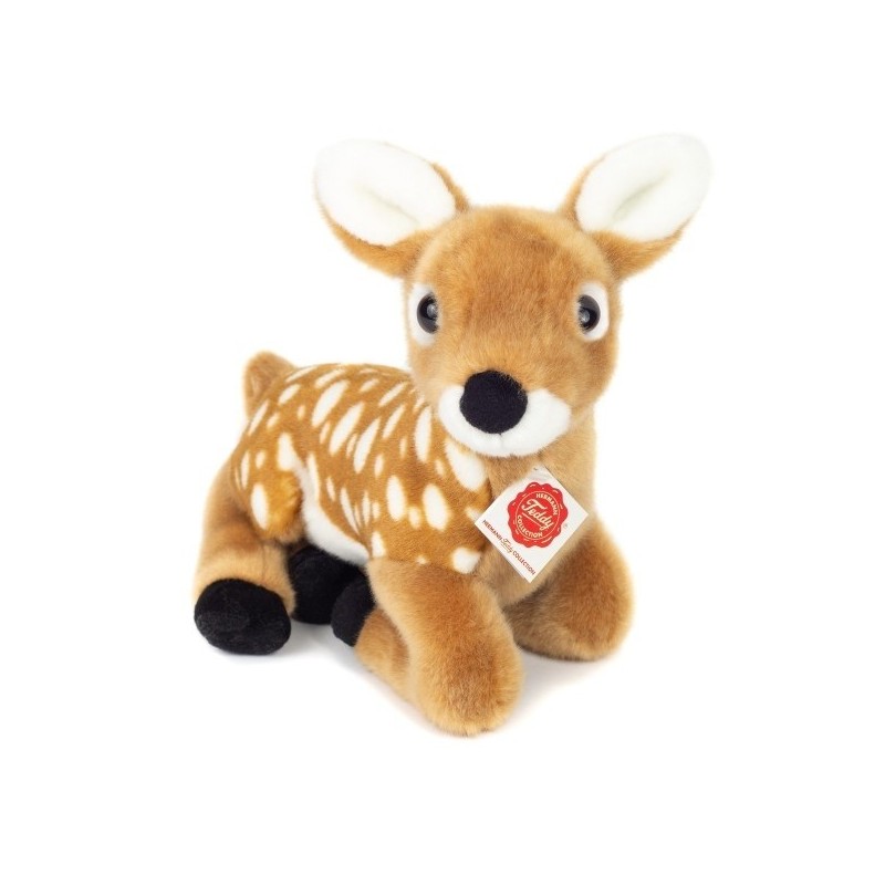 Knuffel Reekalf Liggend 25cm