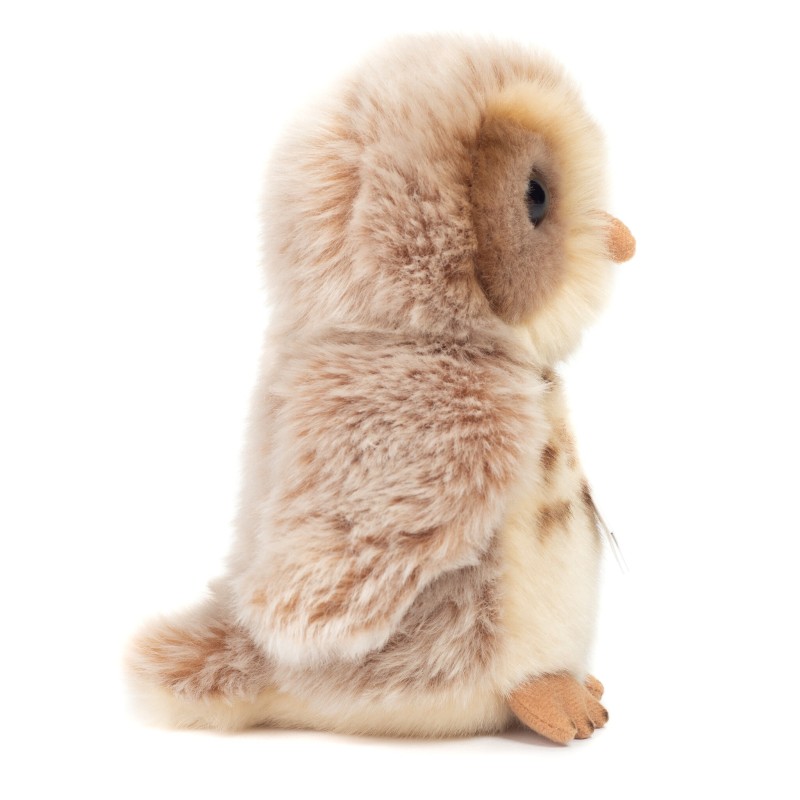 Knuffel Uil Lichtbruin 16cm