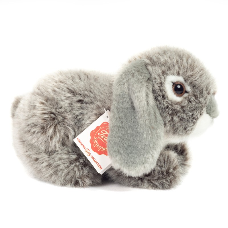 Knuffel Konijn Ram Grijs 18cm Knuffel Konijn Ram Grijs 18cm