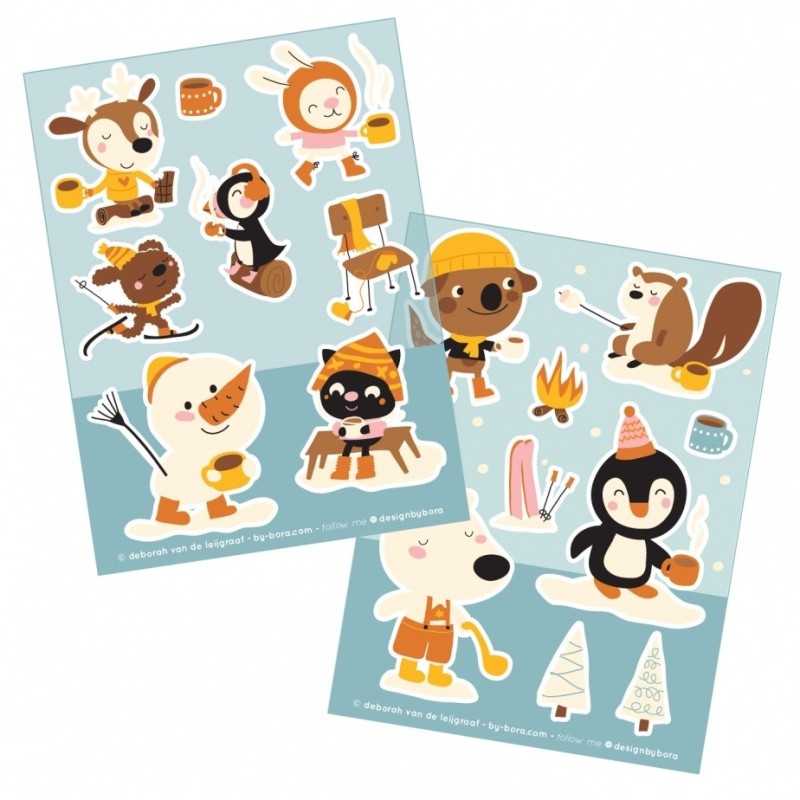 Stickerset Hot Chocolat