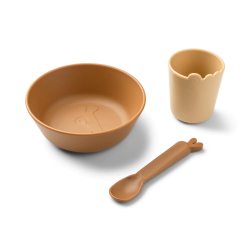 Kinderservies First Meal set Mustard