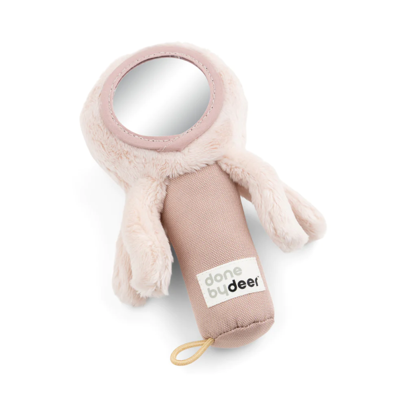 Rammelaar en Activiteitenknuffel Spiegel Jelly Powder