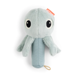 Rammelaar en Activiteitenknuffel Spiegel Jelly Blue