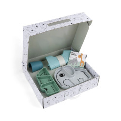 Kinderservies Stick&Stay Cadeauset Blue mix