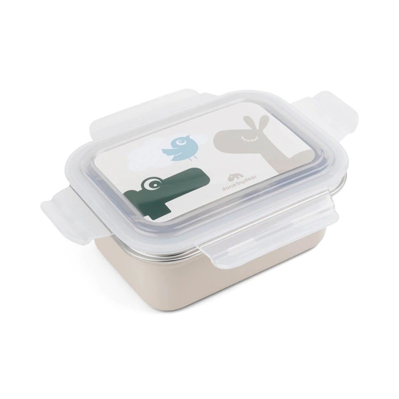 Lunchtrommel RVS Lalee/Croco Sand