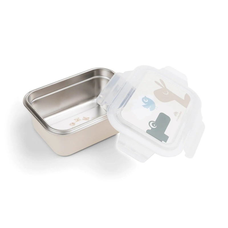 Lunchtrommel RVS Lalee/Croco Sand