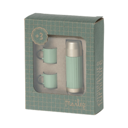 Thermosfles met 2 Mokken Mint