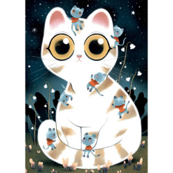 Wizzy Puzzle Cuddly cats 50 pcs