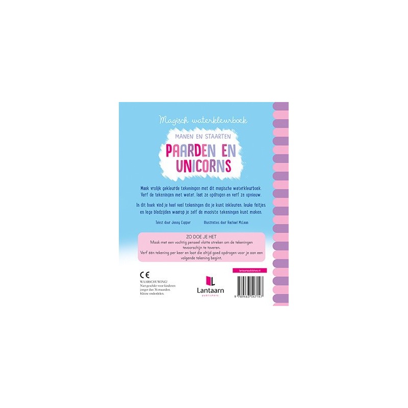 Magisch waterkleurboek Paarden en Unicorns