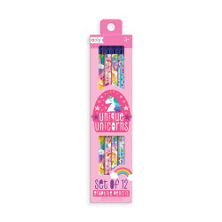 Potloden Unique Unicorns set 12-delig