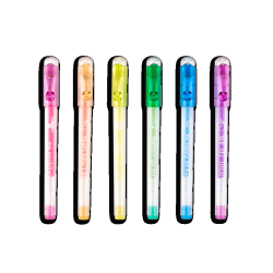 Mini Gel Pennen Funtastic Friends set 6-delig Mini Gel Pennen Funtastic Friends set 6-delig