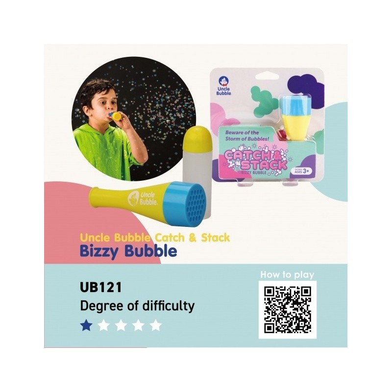 Bellenblaas Catch & Stack Bizzy Bubble Set