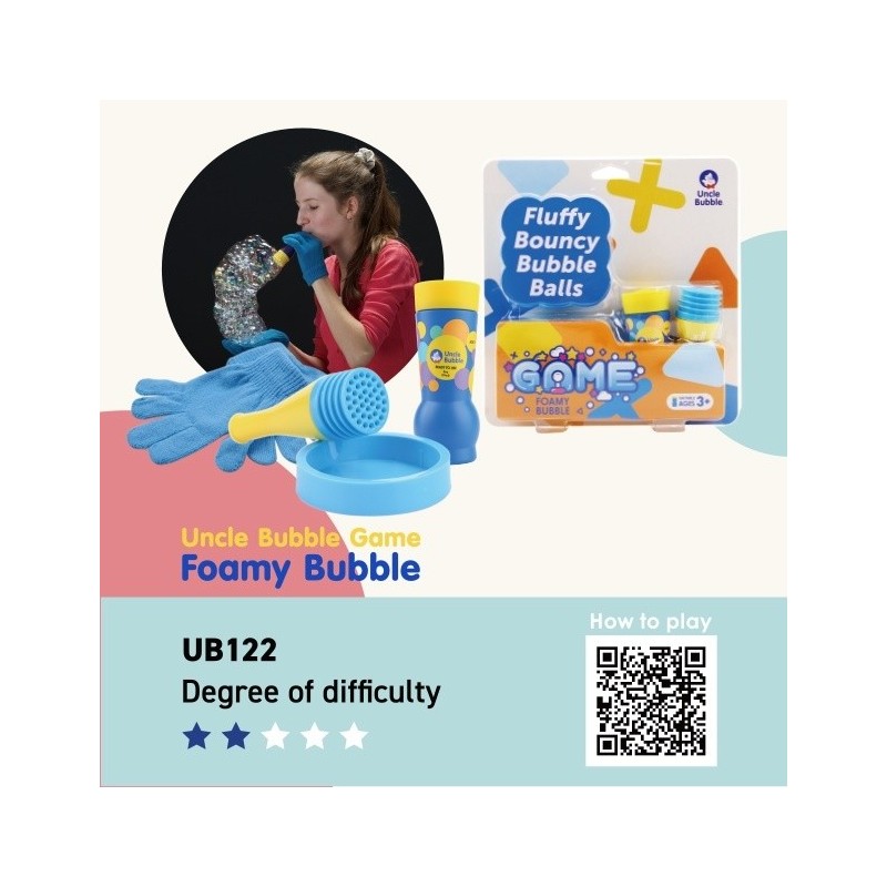 Bellenblaas Schuim Foamy Bouncing Bubble Set