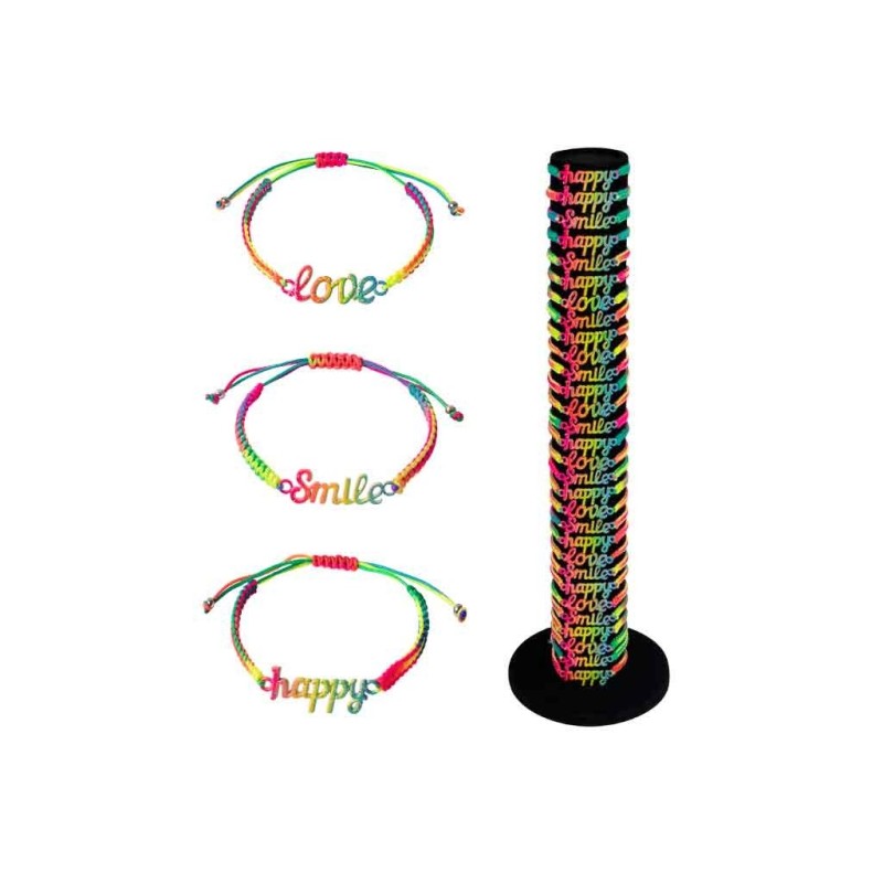 Armband Neon Regenboog