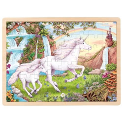 Puzzel Eenhoorn Hout 48pcs