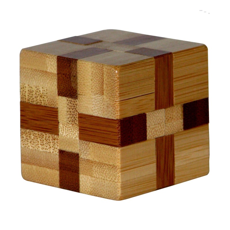 3D Bamboo Puzzle Cube