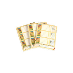 Scoreblokken Samoa Set 3-delig Kaartspel Scoreblokken Samoa Set 3-delig Kaartspel