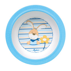 Schaaltje Melamine Konijn Blauw