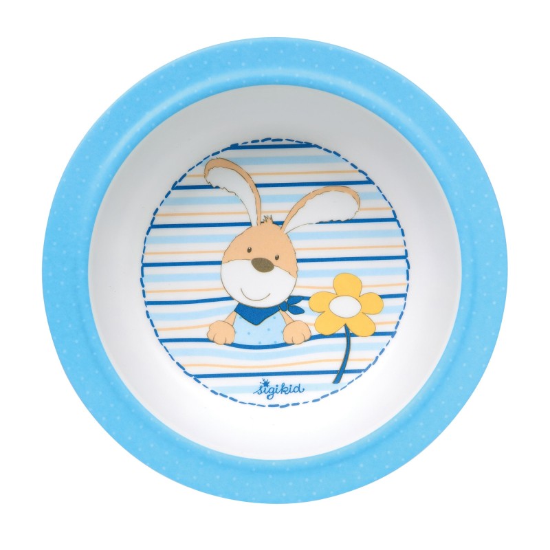 Schaaltje Melamine Konijn Blauw
