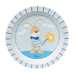 Bord Melamine Konijn Blauw
