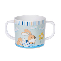 Beker Melamine Konijn Blauw