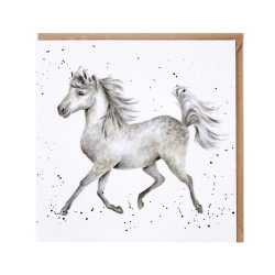 Wenskaart Paard Hot to Trot