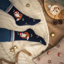 Kerstsokken Vos Festive Fox