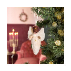 KERST Hanger Engel Wit Goud