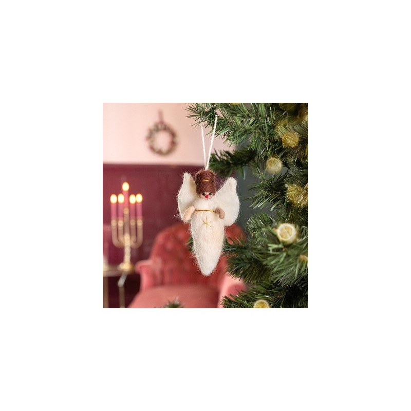 KERST Hanger Engel Wit Goud