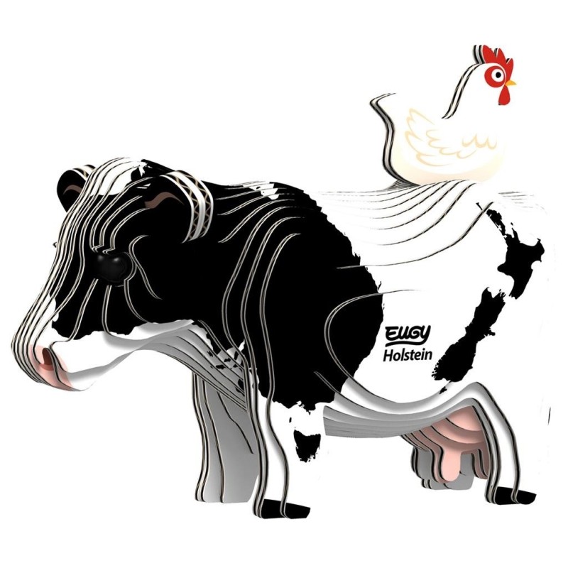 3D Bouwpakket Holstein Koe