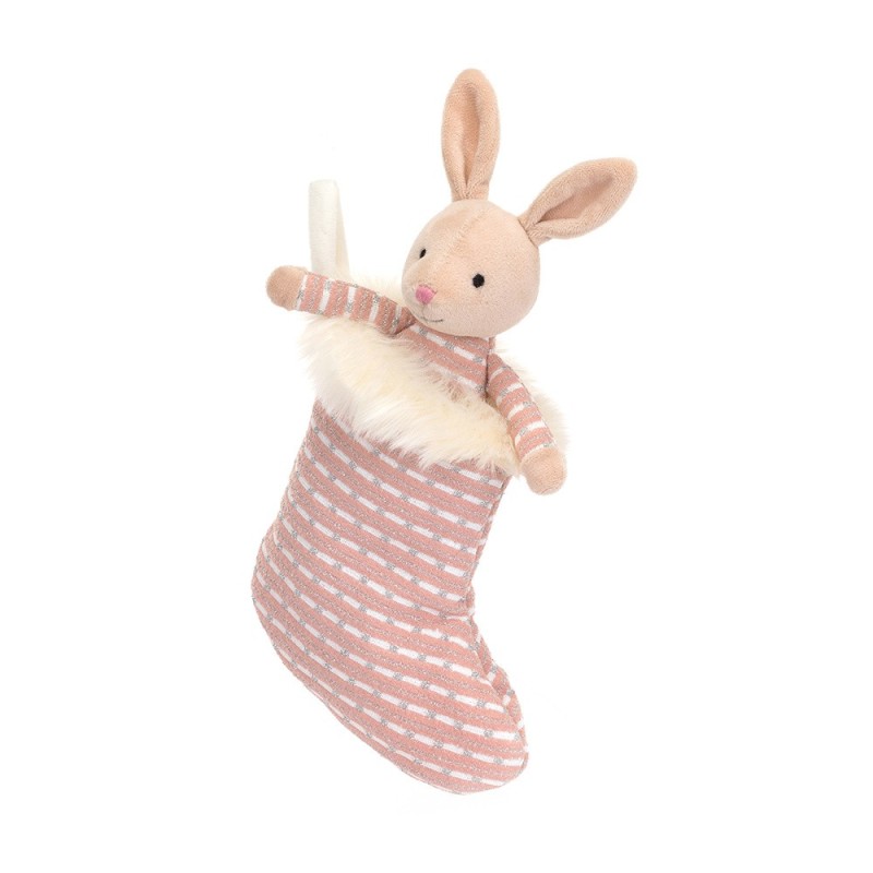 Knuffel Shimmer Stocking Bunny Knuffel Shimmer Stocking Bunny