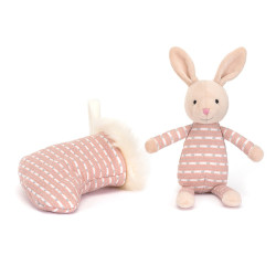 Knuffel Shimmer Stocking Bunny Knuffel Shimmer Stocking Bunny