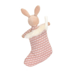 Knuffel Shimmer Stocking Bunny Knuffel Shimmer Stocking Bunny