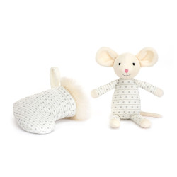 Knuffel Shimmer Stocking Mouse Knuffel Shimmer Stocking Mouse