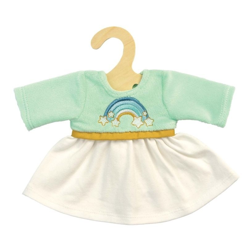 Poppenkleding Jurk Rainbow size 28-35cm