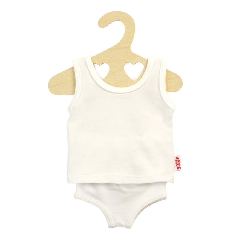 Poppenkleding Ondergoed Wit size 28-35cm